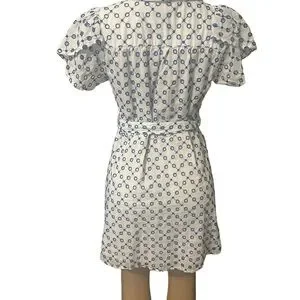 Alexis | Dresses | Alexis Dress Blue And White Embroidered Mini Dress With  Belt In A Size Small | Poshmark